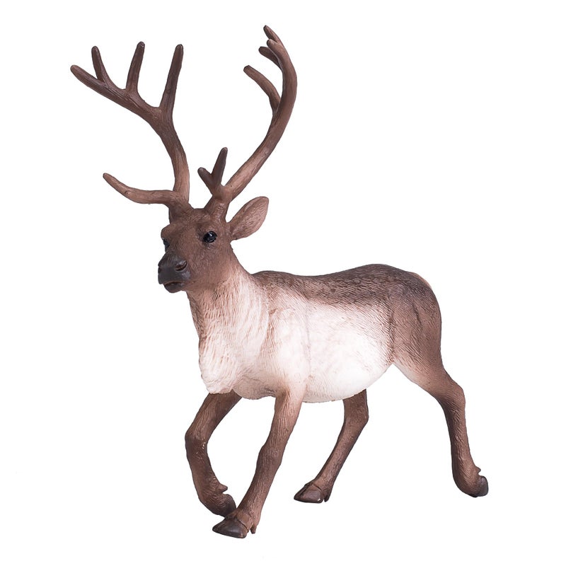 MOJO Reindeer Realistic International Wildlife Toy Replica Hand Painted Figurine Brown - Image 2